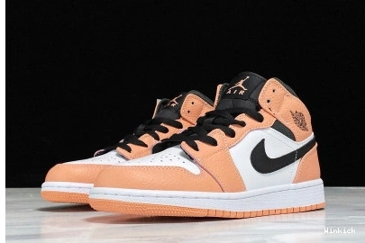 1 (GS) PINK QUARTZ 555112-603 JORDAN MID AIR 0816